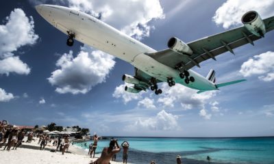 Lądowanie na St. Maarten,