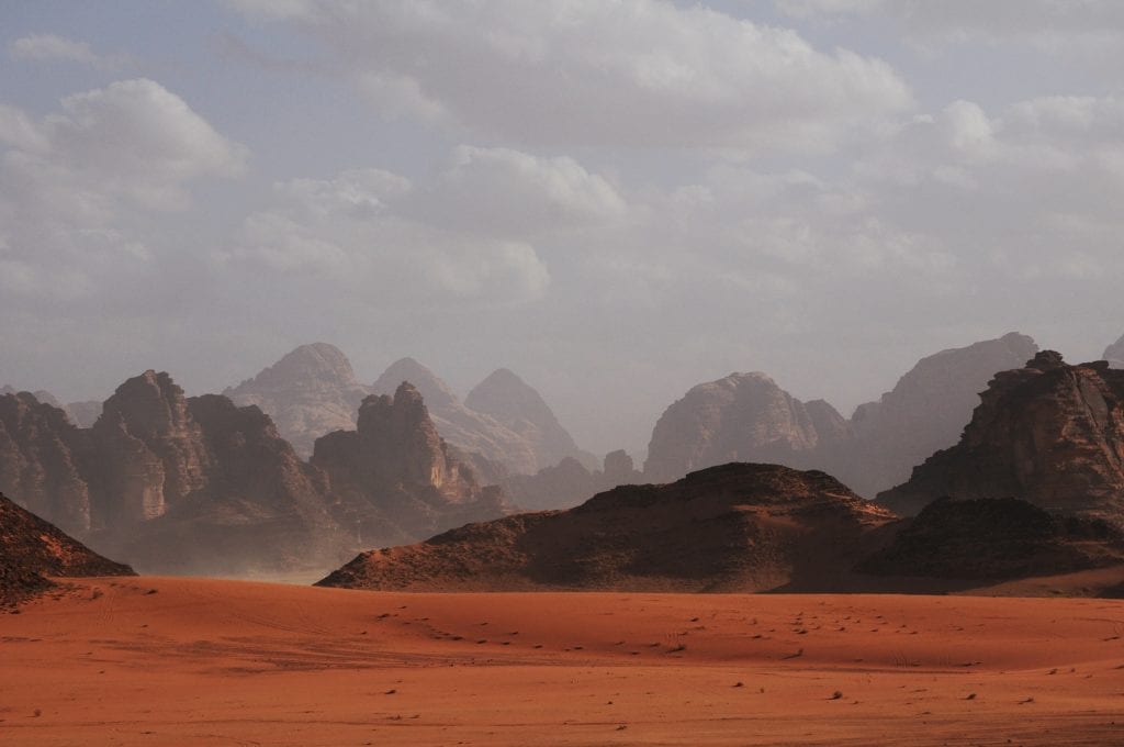 Pustynia Wadi Rum, Jordania