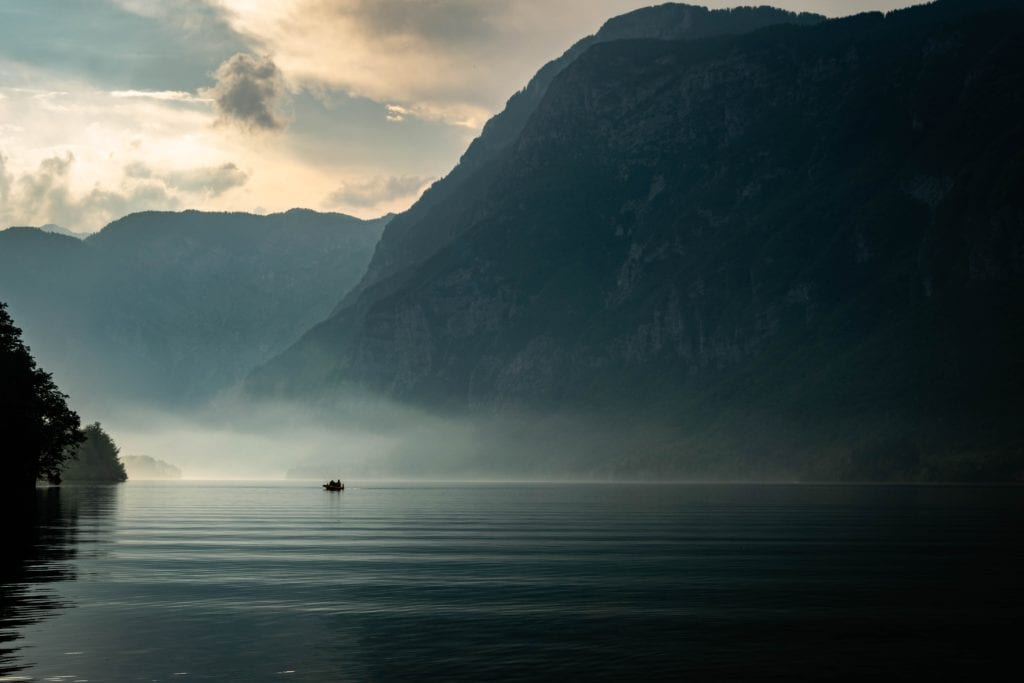 Jezioro Bohinjsko, Słowenia