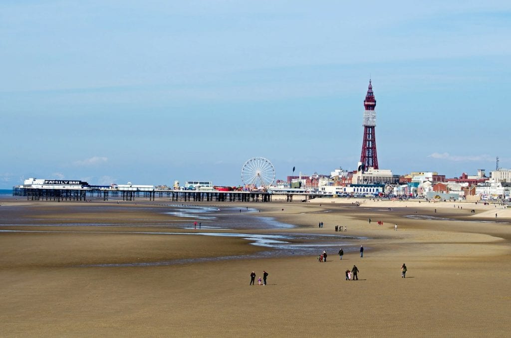Plaża St Anne’s Beach, Blackpool, 