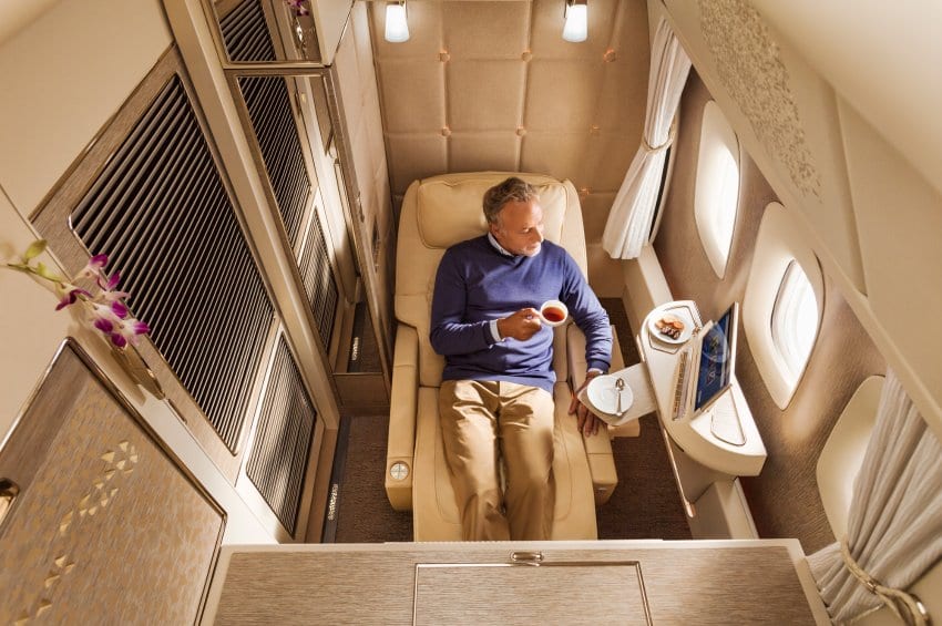 First class Emirates, fot. emirates.com