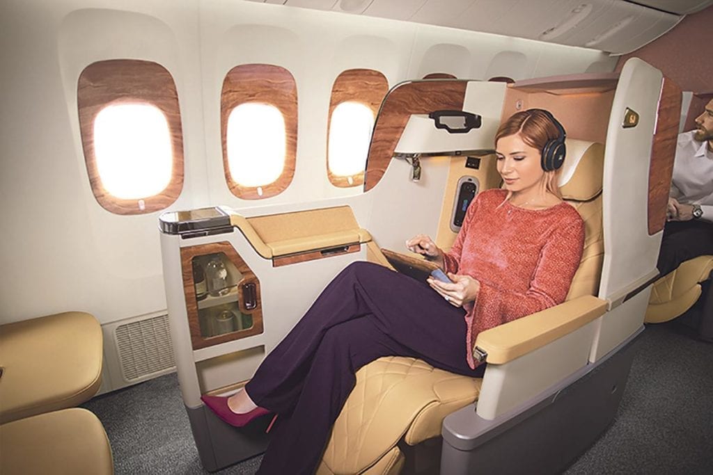 Klasa biznes Emirates, fot. emirates.com