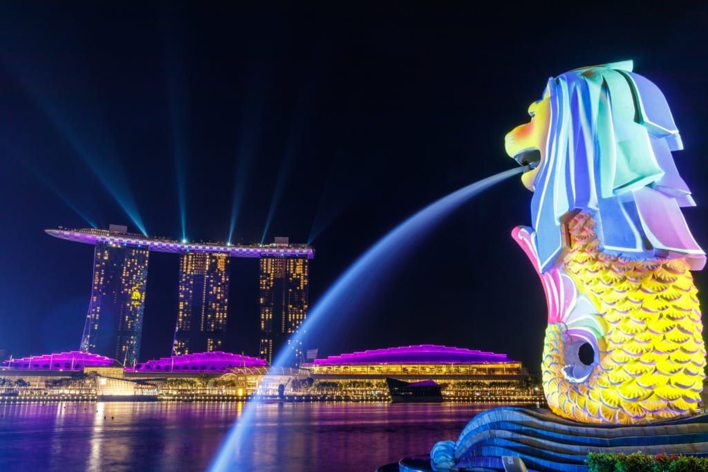 Merlion, Singapur