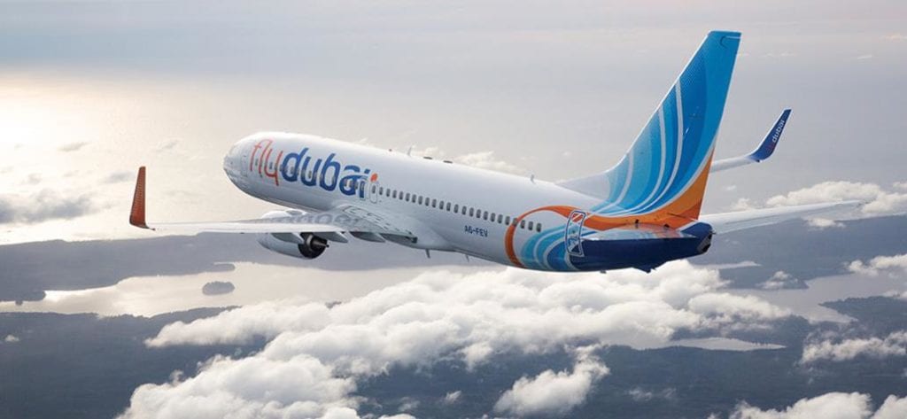 Siedzenia w klasie ekonomicznej flydubai, fot. flydubai.com