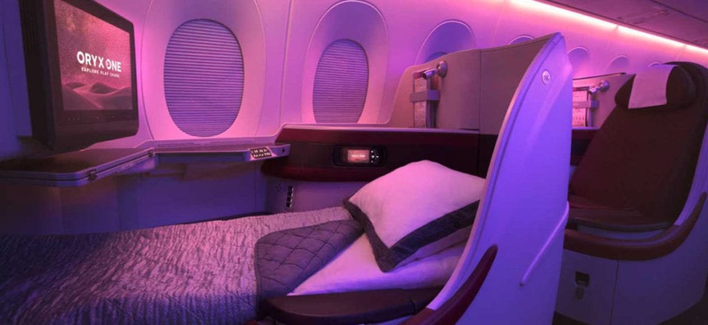Klasa biznes Qatar Airways, fot. qatarairways.com