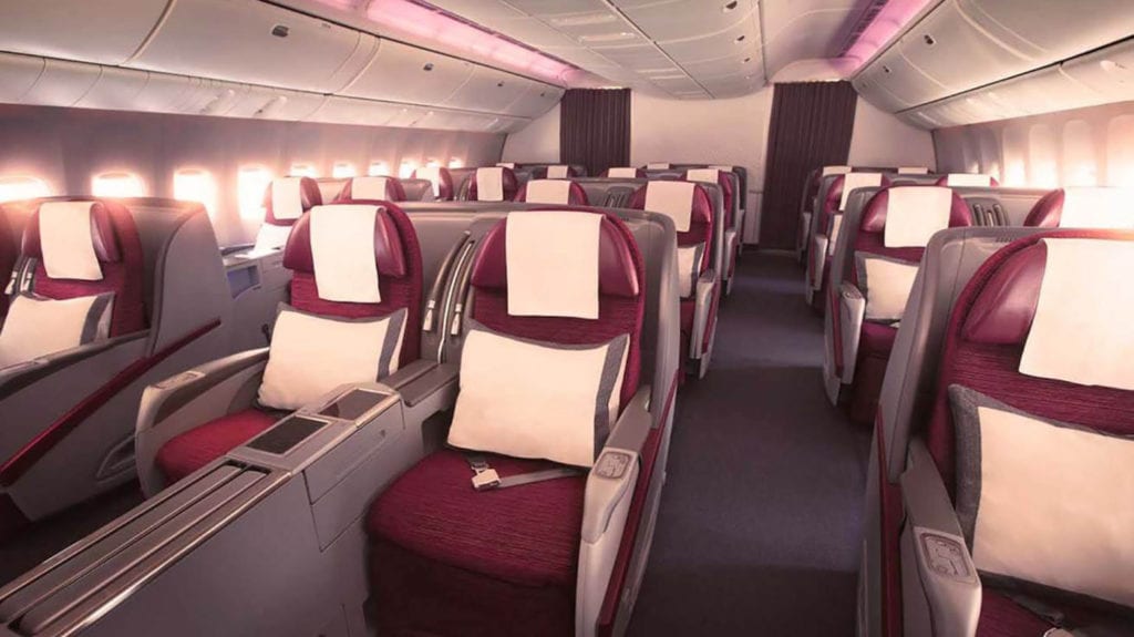Klasa biznes Qatar Airways, fot. qatarairways.com