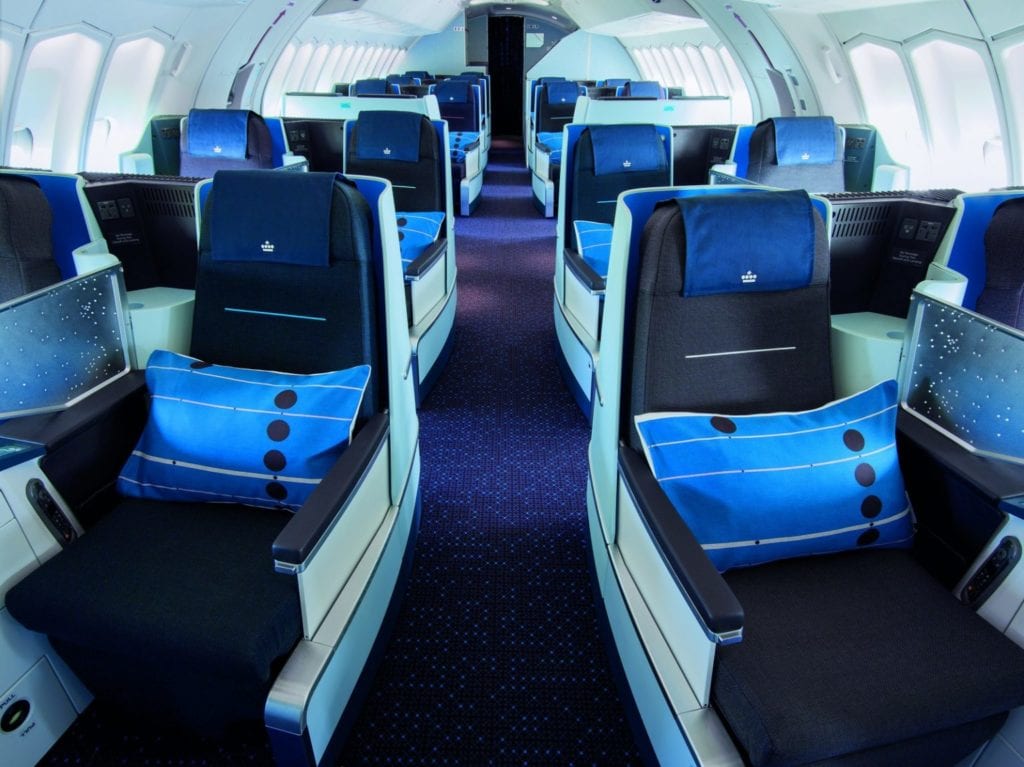 Klasa biznes KLM, fot. KLM.com