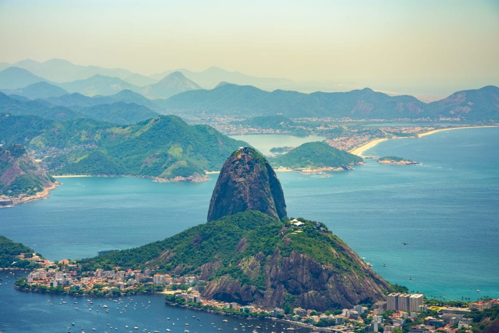 Pao de acucar (Głowa Cukru) w Rio, Brazylia