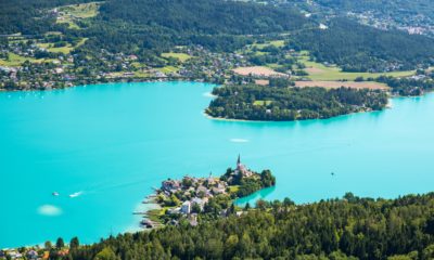 Austriackie jezioro Wörthersee, Austria