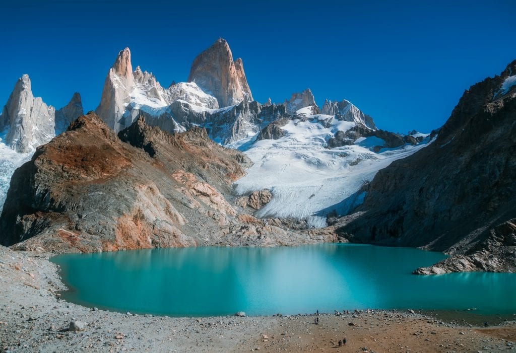 Fitz Roy, na granicy chilijsko-argentyńskiej w Patagonii,