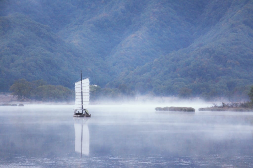 Jezioro Dajiu, Shennongjia, prowincja Hubei, Chiny