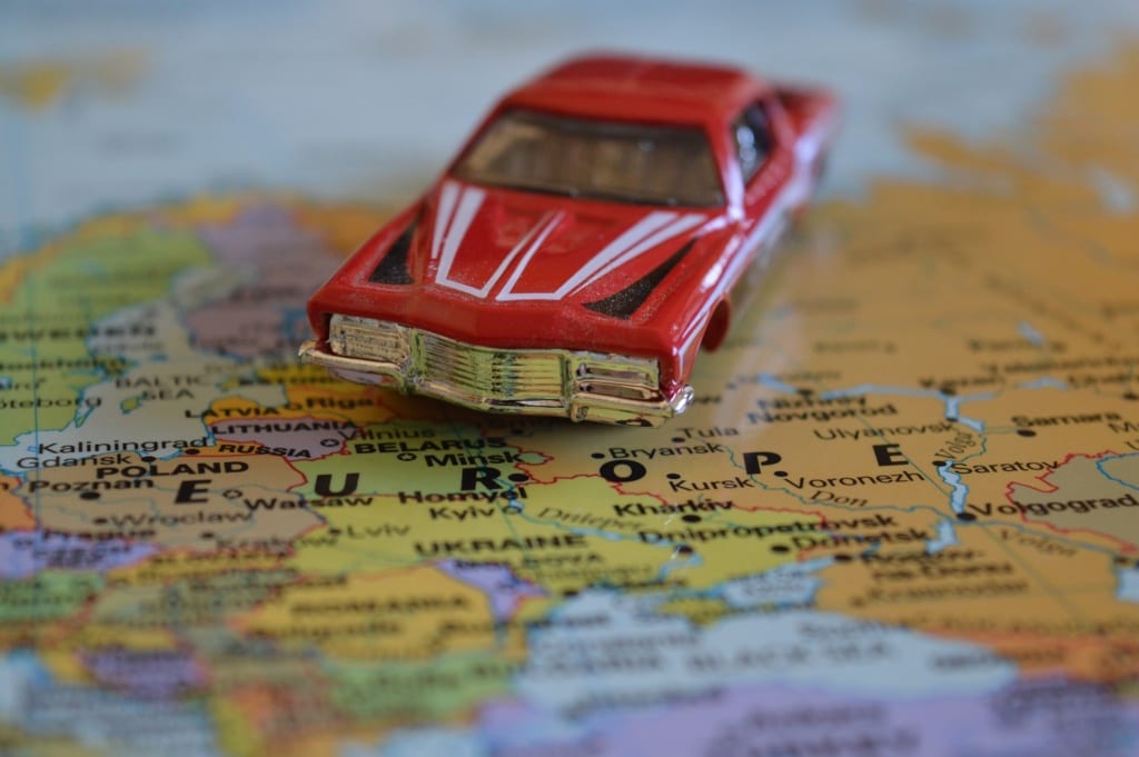 Mapa Europy,