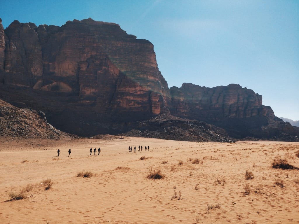 Pustynia Wadi Rum, Jordania