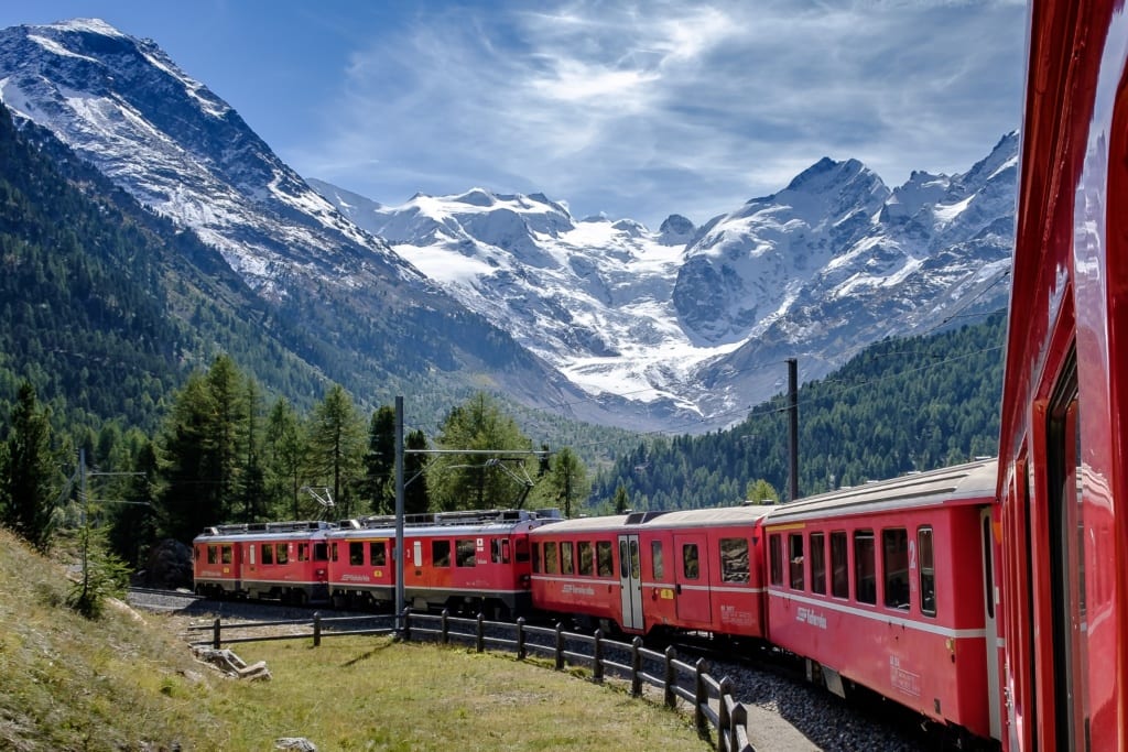 Glacier Express, Szwajcaria