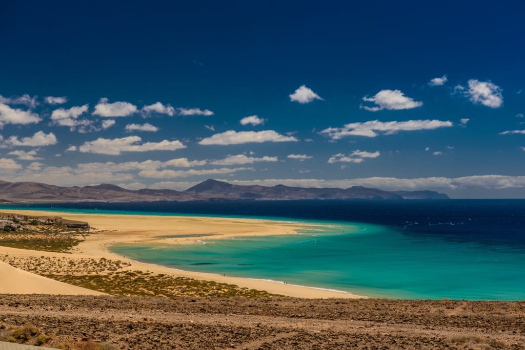 Plaże na wysie Fuerteventura