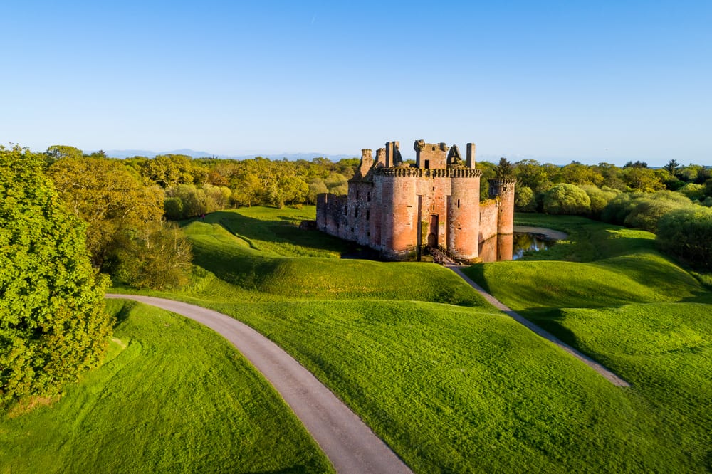 Zamek Caerlaverock, Szkocja