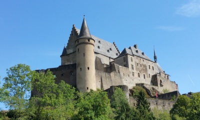 Zamek Vianden w Luksemburgu,