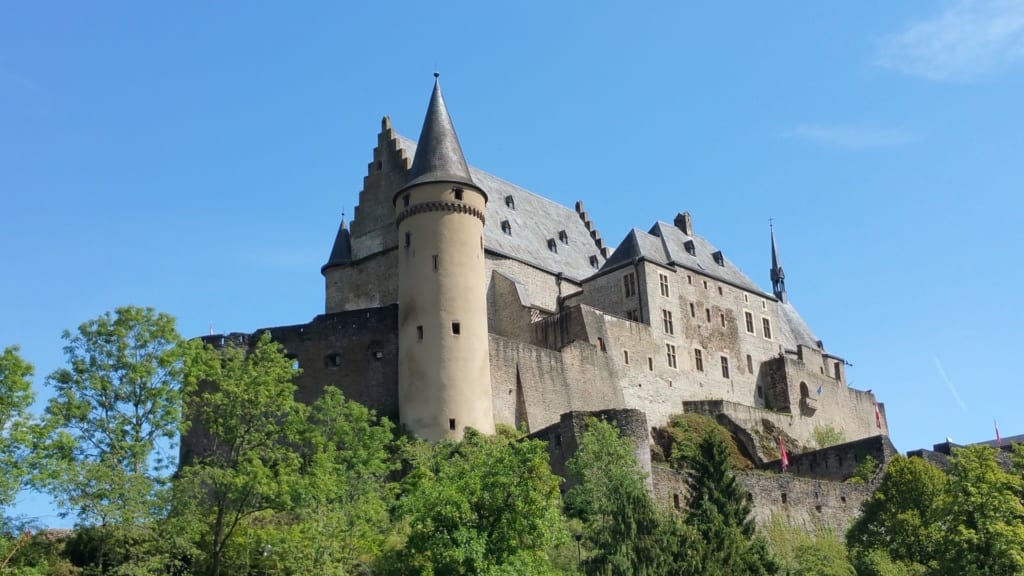 Zamek Vianden w Luksemburgu,