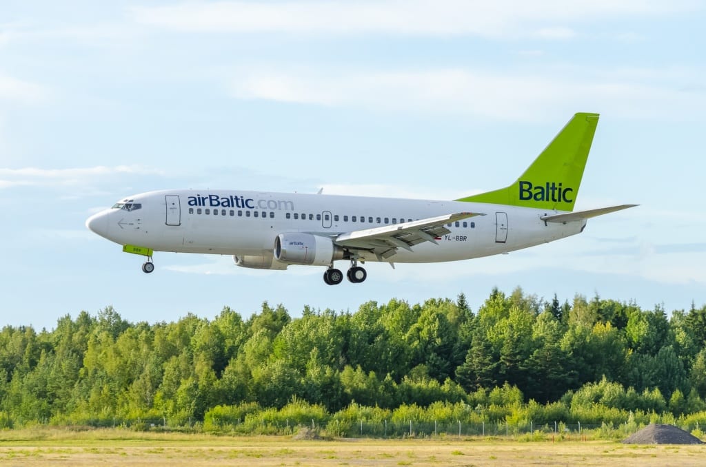 Air Baltic, fot. Johan Widén Pixabay