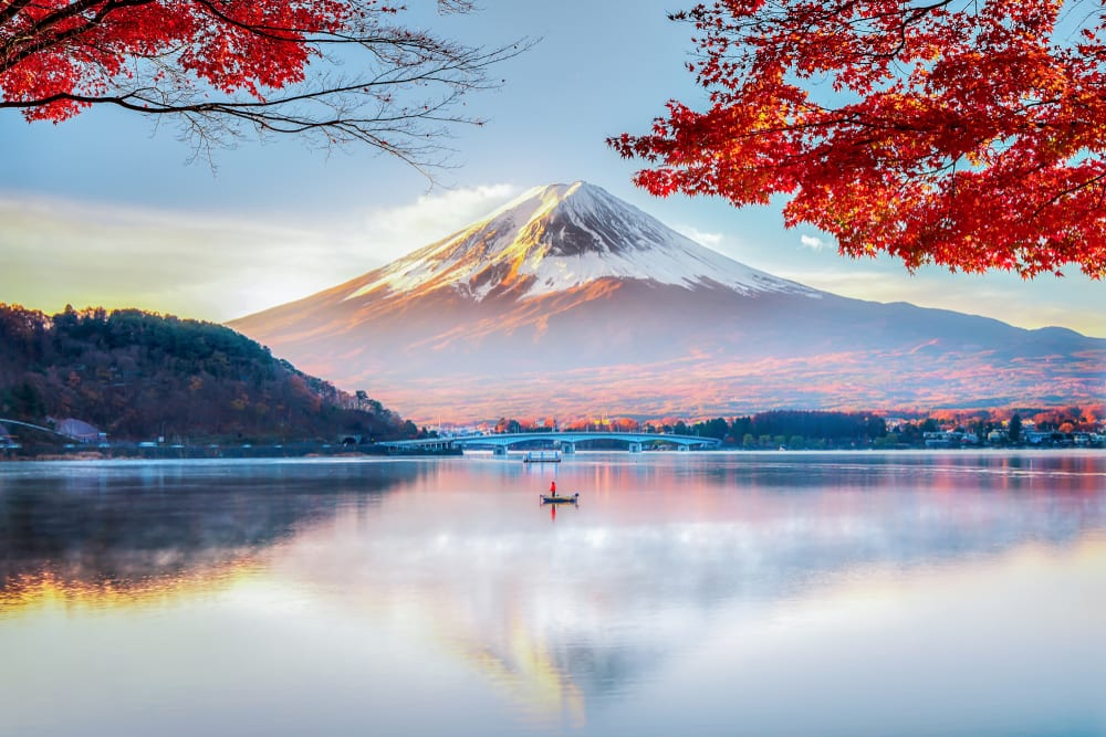 Jezioro Kawaguchiko, Japonia