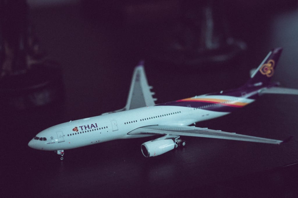 Model samolotu THAI Airways