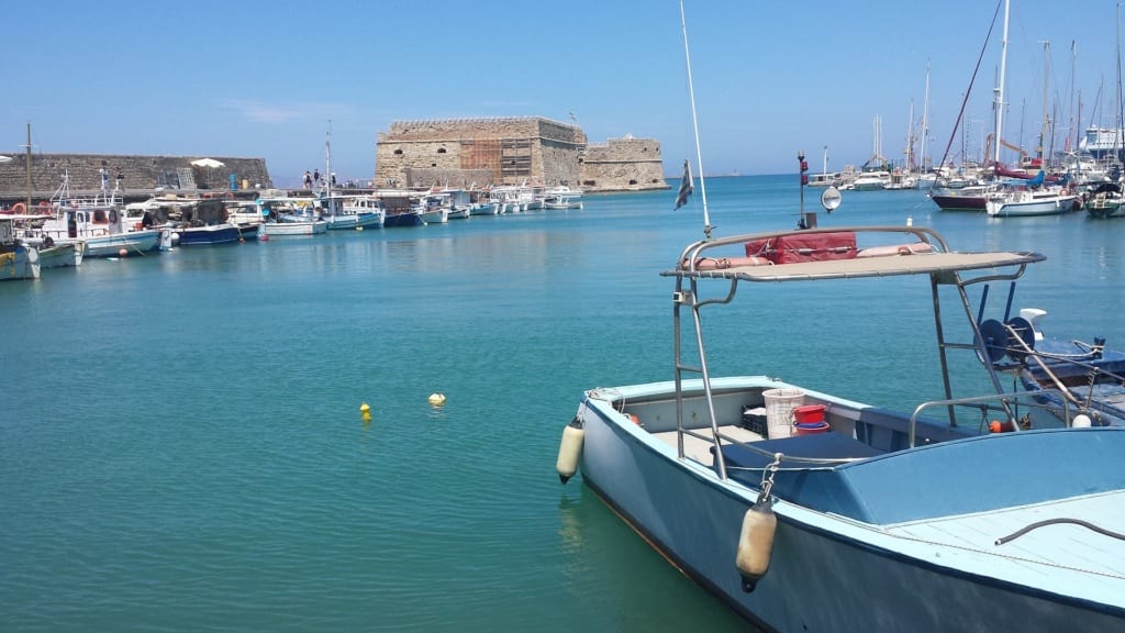 Port w Heraklionie, Kreta