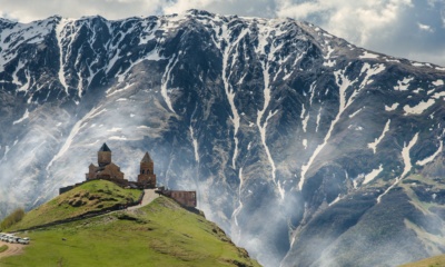 Trinity Gergeti Church, Kazbegi, Gruzja