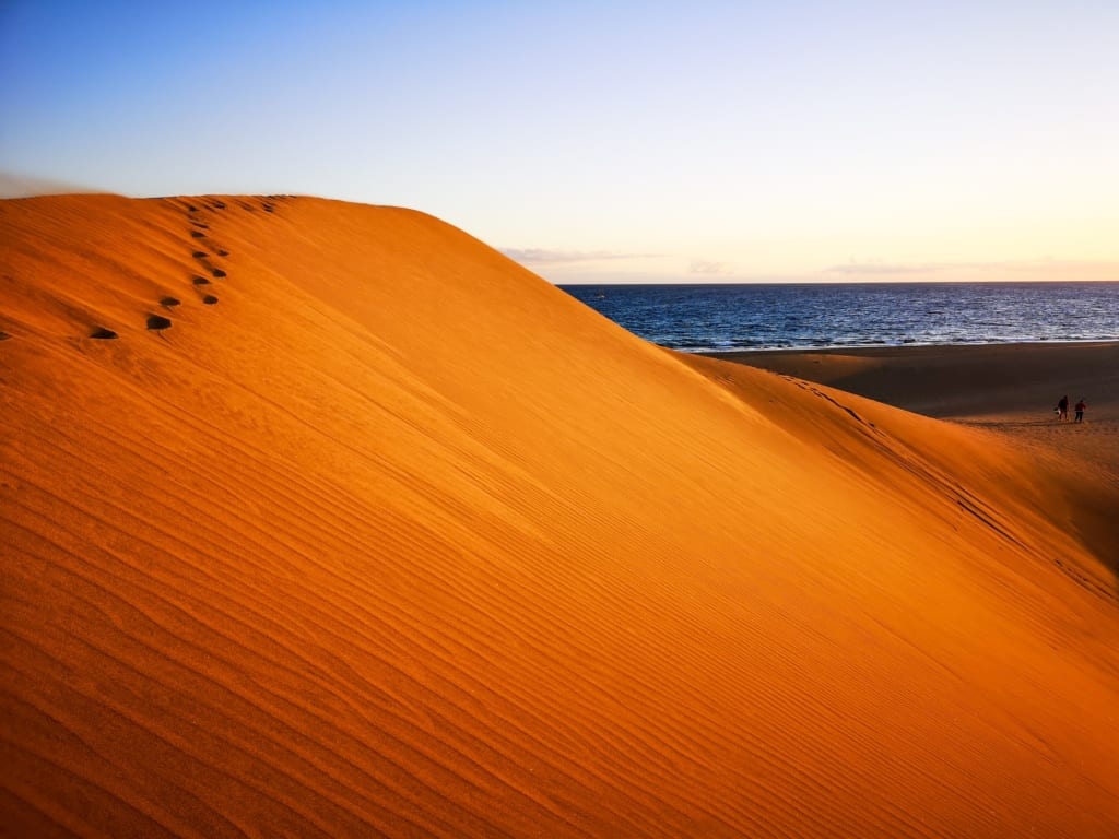 Wydmy Maspalomas na Gran Canarii, 