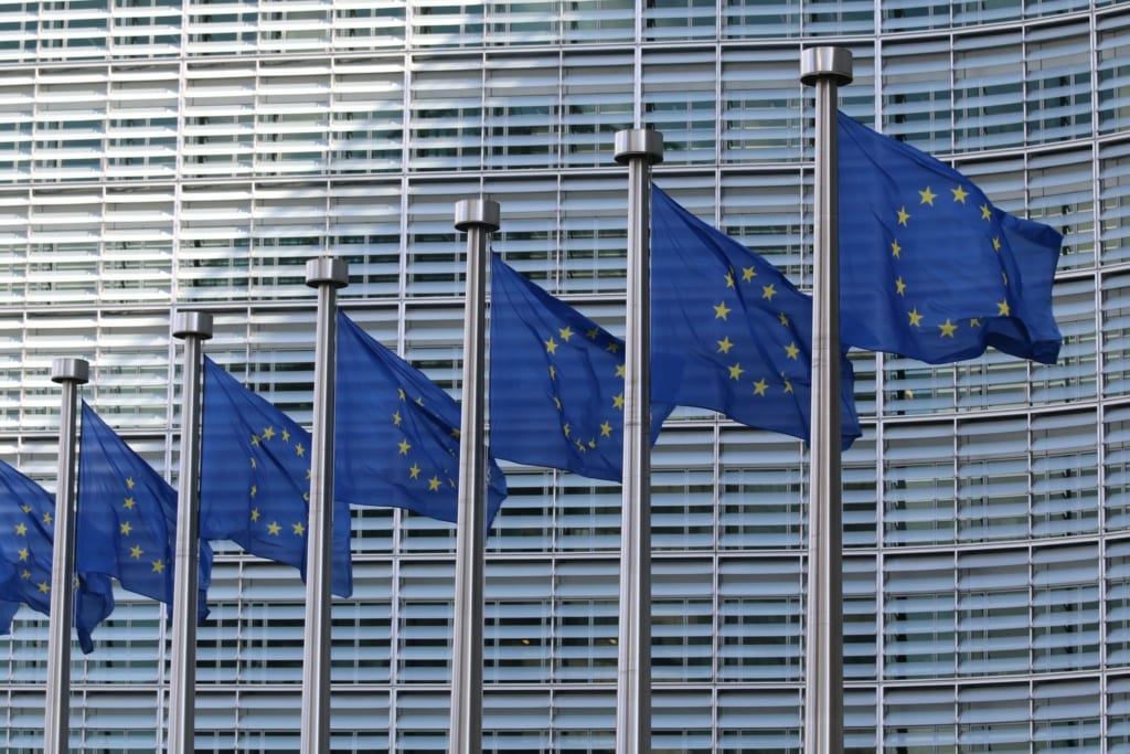 Flaga Unii Europejskiej, fot. Guillaume Périgois Unsplash