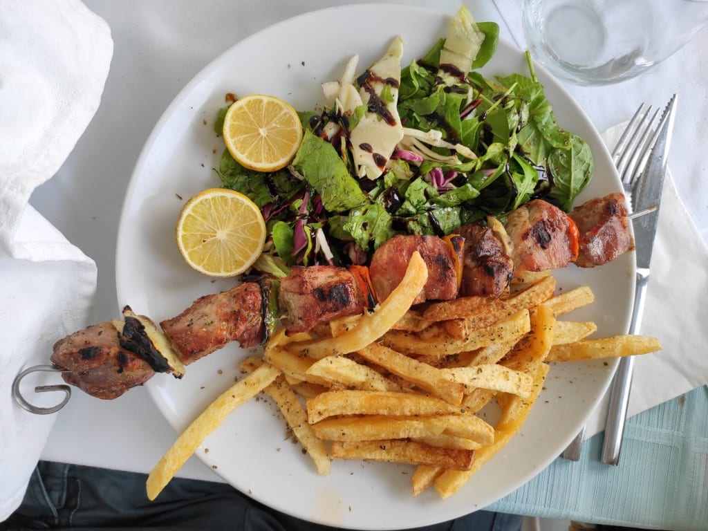 Greckie souvlaki,