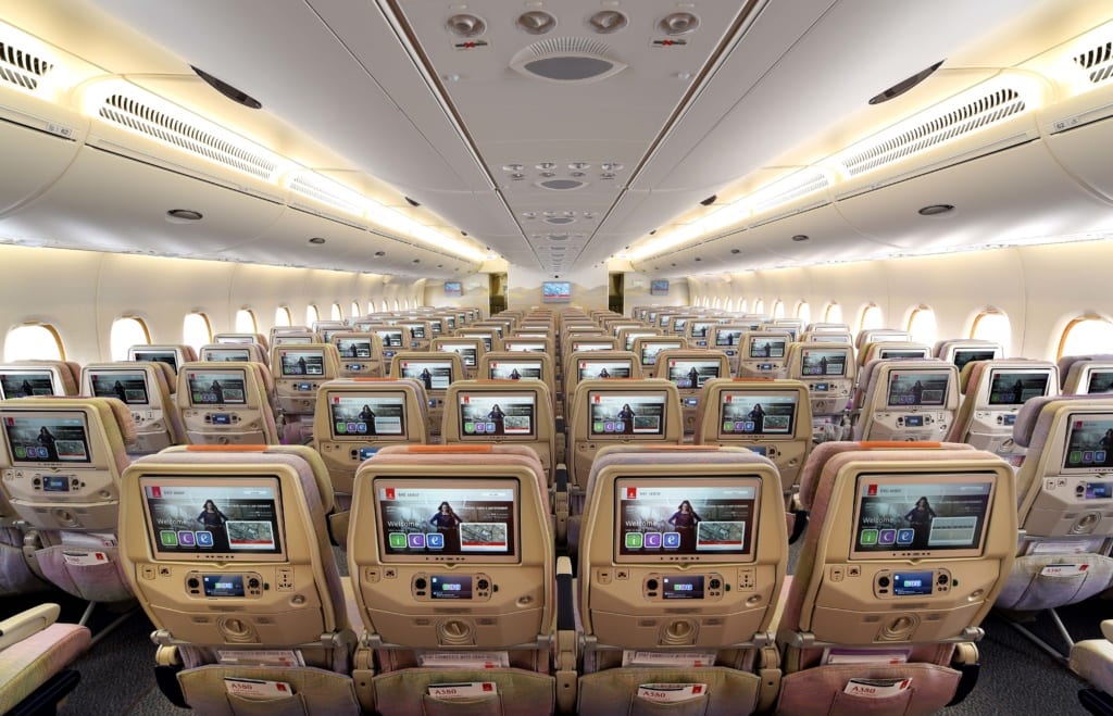 Klasa ekonomiczna Emirates, fot. Emirates