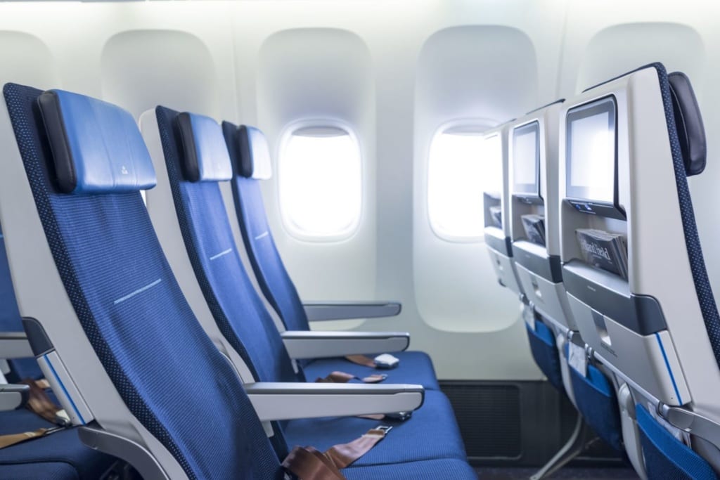 Fotele w KLM, fot. klm