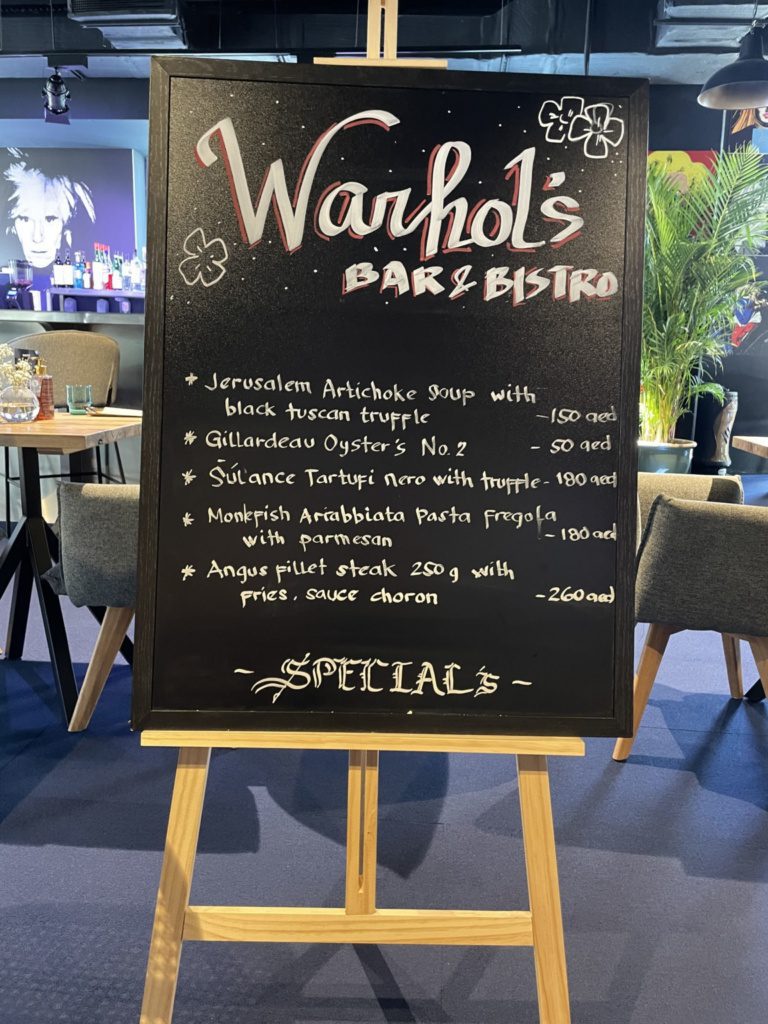 Restauracja w słowackim pawilonie