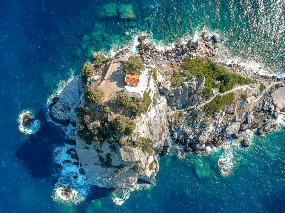 Kościół Agios Ioannis na wyspie Skopelos