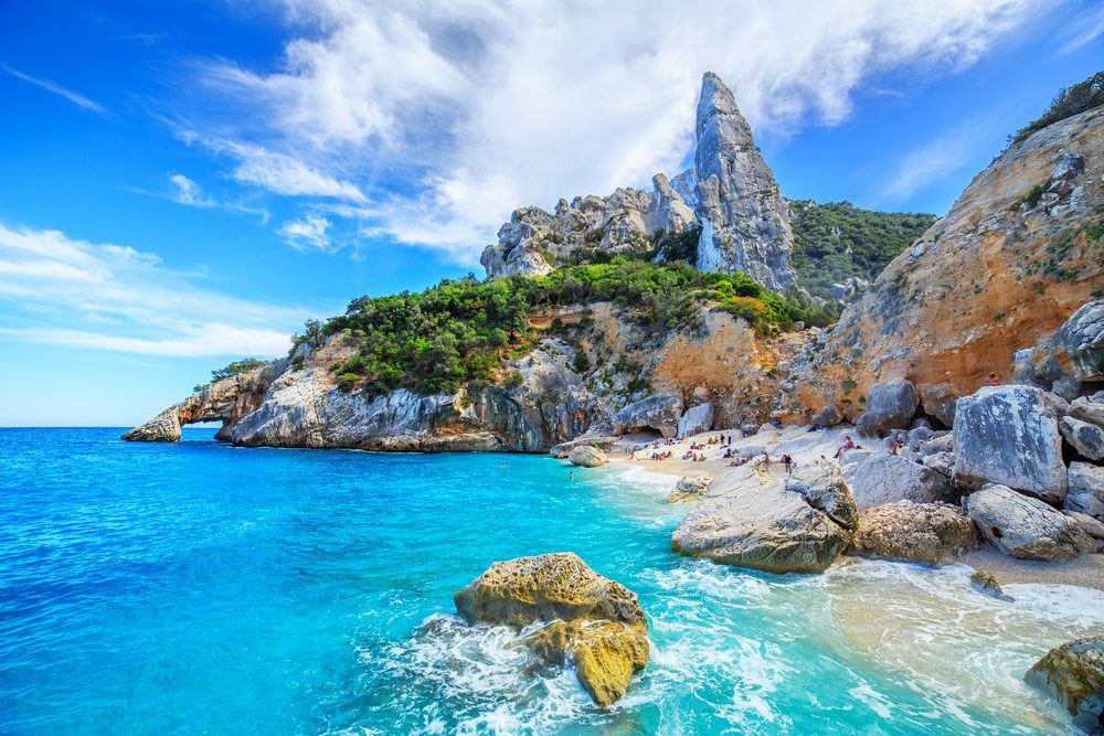 Plaża Cala Goloritzé na Sardynii