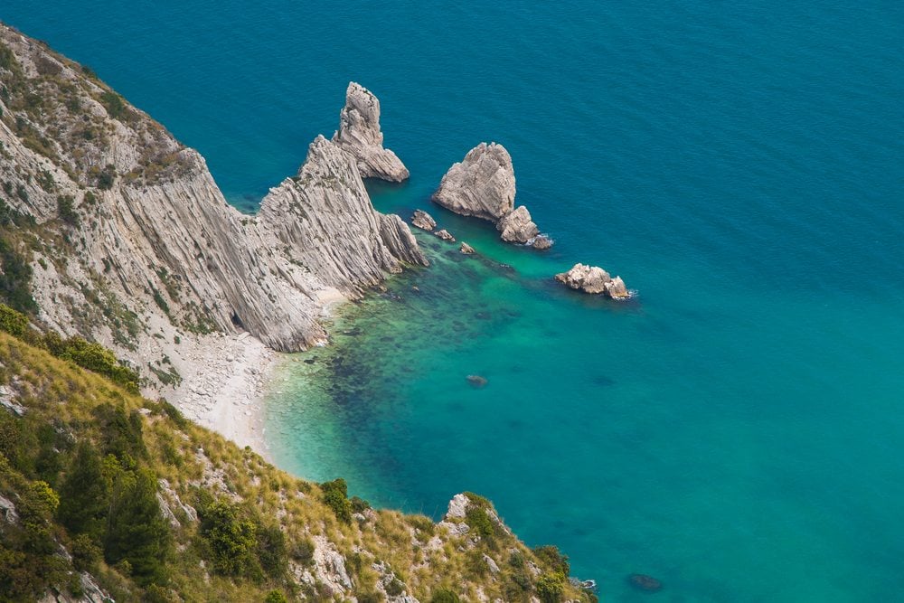 Plaża Spiaggia delle due sorelle