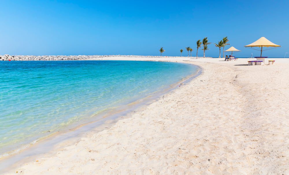 Plaża Al Mamzar Beach w Dubaju