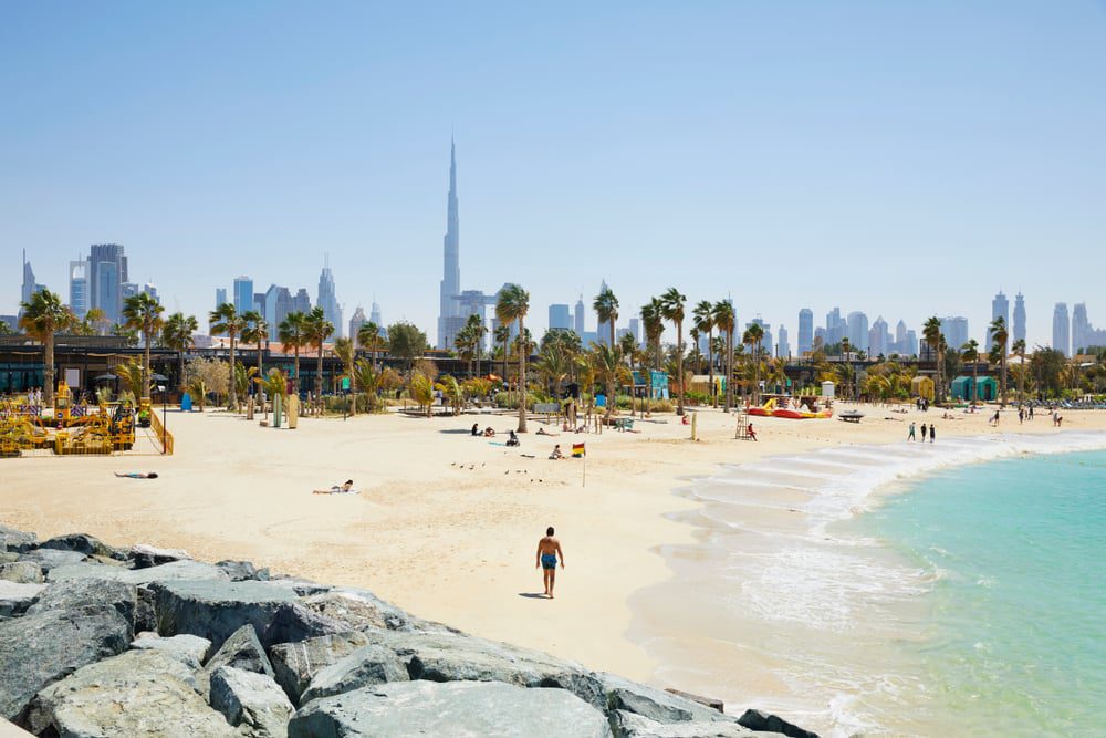 Plaża La Mer w Dubaju
