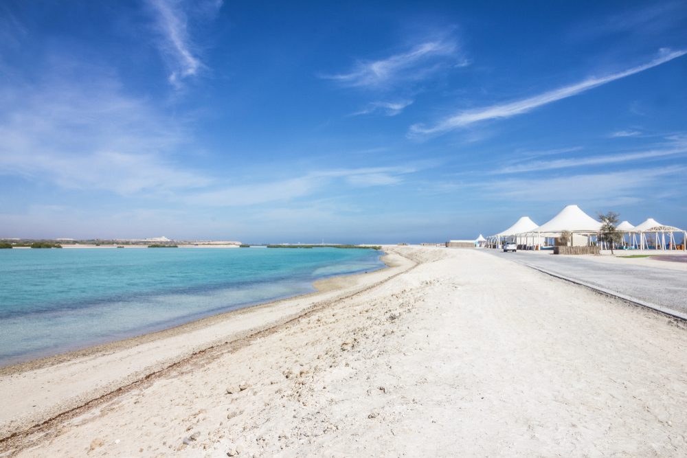 Plaża Yas Beach w Abu Zabi